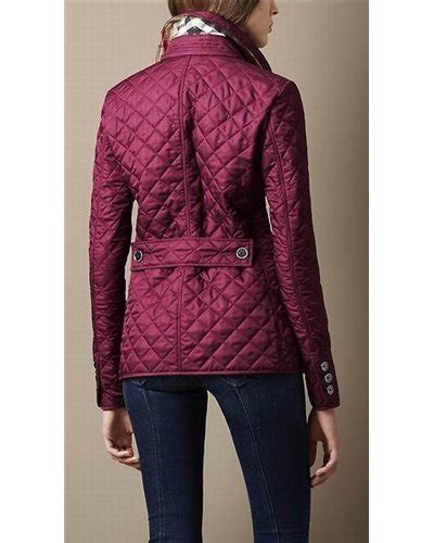 burberry quilted button trench jacket burgundy|Burberry trench jacket.